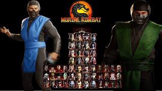 Mortal Kombat 9 - SUB ZERO MK1 95 & REPTILE MK1 95 MOD - NEW Expert Tag Ladder Gameplay