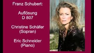 Schubert, Auflösung   D 807   Christine Schäfer