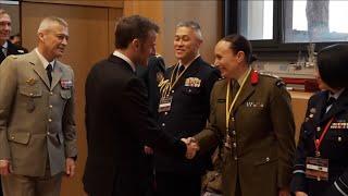 Macron meets military chiefs from EU and NATO in Paris  | VOA News