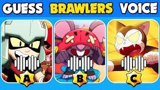 Guess the Brawler's voice - Guess the monster's voice  Brawl Stars Quiz - Kenji, Moe, Mortis, Clancy