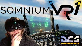 SOMNIUM VR1 DCS WORLD TEST! NATIVE FOVEATED RENDERING | HIGH END VR HEADSET