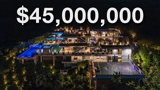 45 MILLION DOLLAR MANSION TOUR WITH KOBE BRYANT BASKETBALL COURT