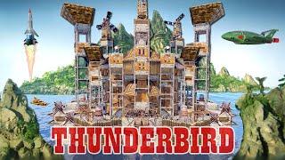 THUNDERBIRD • Six Bunkers • Open Core • Funnel • Mobility Ring • 8-12 Man Rust Clan Base