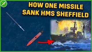 Exocet Attack on HMS Sheffield - Falklands War Documentary