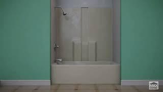 How does a tub to shower conversion work