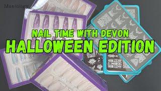 #GRWM Nail Time with Devon: Halloween Edition | Maniology LIVE!