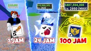 100 JAM Bermain Blox Fruits! Tanpa Buah Sword Gun!