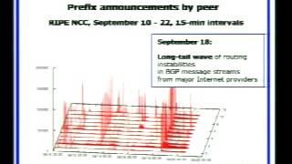 Global Routing Instabilities During Code Red II and Nimda Worm Propagation