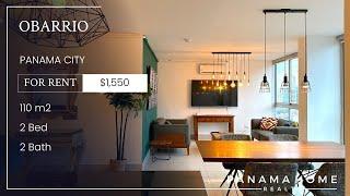 $1,550 Beautiful fully furnished apartment for rent in Obarrio