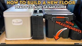 How to Build a New Rear Floor in Prado 150 (Lexus GX460) // Perfect Prado Build // Drawer Base Unit