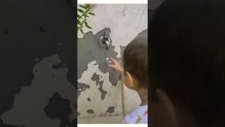 Chalo plants ko paani dete hain ft. Eva | Watering plants | Toddler | Baby girl