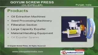 Oil Mill Machinery By Goyum Screw Press, Ludhiana