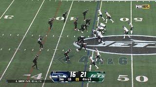 Geno Smith's back foot 24-yard throw to Smith-Njigba saves Seahawks drive