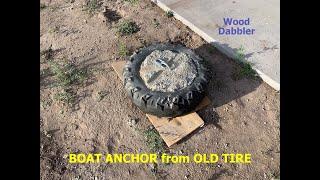 BOAT ANCHOR from OLD TIRE