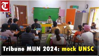 Tribune MUN 2024: Students enact mock UNSC on Israel and Palestine Conflict