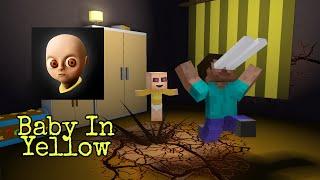 The Baby In Yellow Game - Minecraft Animation