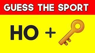 Can You Guess The Sport From The Emojis? | Emoji  Puzzle