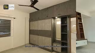 Modern Interior Design | TV Unit | Wardrobes | Modular Kitchen by Technowood Interiors