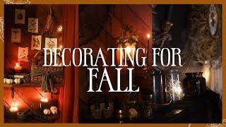 Fall and Halloween Decorate With Me 