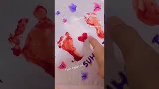 Welcome Ring  #fabricpaintingdesigns #shortvideo #subscribeformore #handpainted #welcomering