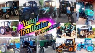 Yangi Traktorlar 25.Avgust.2024 Belarus1025 Mtz-82.1 Ttz Ls T28 T40 Mini Tractor JCB Ekskavatir Ltz.