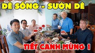 THƯỞNG THỨC DÊ SỐNG  TIẾT CANH DÊ MÙNG 1 • SƯỜN CHAO NHÀ HÀNG NGON NHẤT THÁI NGUYÊN