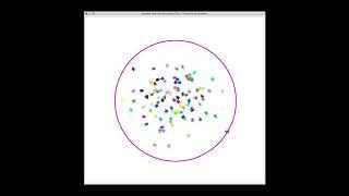 Random Walk with Bounding Circle - Python Turtle Project