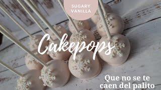 COMO HACER CAKEPOPS QUE NO SE TE CAIGAN DEL PALITO #cakepops #cakedecorating #decoraciones #bizcocho