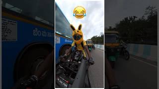 Bunny helmet ️ Funny reaction ……..#publicreaction #bunnyhelmet #mrcrazy