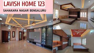 Lavish Home 123 | Sahakara Nagar 30x40 New 4BHK+1BHK For Sale Bengaluru North