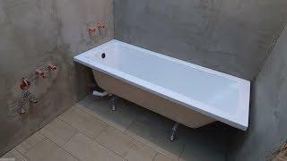 How to install an acrylic bathtub with your own hands? Reliable installation