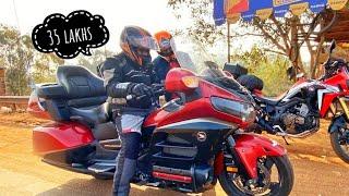 Riding Honda GOLD WING for the FIRST Time - Luxury Motorcycle