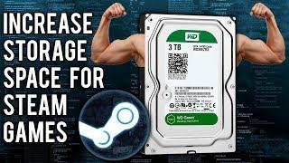 How to Increase Hard Drive Storage for Steam Games - (Spanned Volumes)