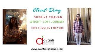 healthy Weight loss success story - 14kgs in 4 months with balanced diet and exercise