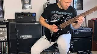 Daniel Fries practicing Affector - The Rapture #7stringguitar #mesaboogie #musicman #guitarsolo