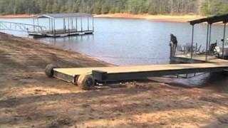 Lazy Ass Dock Mover with manual winches on sandy soil Part 2 (In)