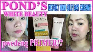 POND'S DETOX DAY CREAM REVIEW/PRIMER/OILY PA DIN BA?/ RIZZ LIBIRAN VLOGS