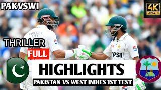 Pakistan vs West Indies 1st Test DAY 1 Full Match Highlights | PAK vs SA 1st Test DAY 1 Highlights