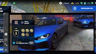 24-12 nfsnl ugr Red Eye driver division tier b, tier a (13 races) | Impreza WRX → BMW i4 M50