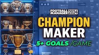 The UNSTOPPABLE Trophy Winning Tactic  | Football Manager 2024 Best Tactics