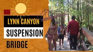 LYNN CANYON PARK - CLIFF JUMPING AND SUSPENSION BRIDGE EXPERIENCE | LYNN CANYON BRIDGE | VANCOUVER |