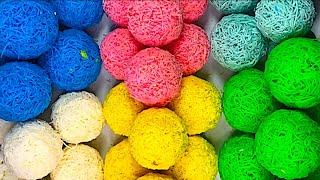 Crunch soap balls.