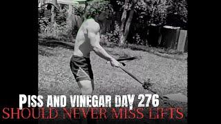 P1ss N Vinegar Day 276 - You should RARELY miss lifts or else your programming's SH1T