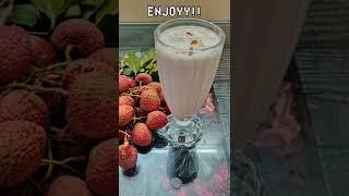 Litchi Shake | Summer Special | Lychee Milk Shake | Refreshing Summer Drink #shorts #summerspecial