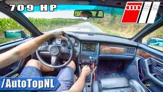 1994 AUDI S2 Avant 709HP 2.2 BIG TURBO Onboard Test Drive by AutoTopNL