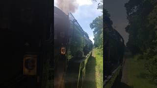 Mid Hants Railway on 11th May 2025 With BR Merchant navy class 35005 Thrashing Up Alton Bank 