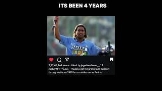 it's been 4 years since Dhoni retired #dhoni #cricket