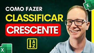 Como Colocar em Ordem Crescente ou Decrescente uma tabela no excel [ ordem alfabética ]