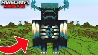 I Built a WARDEN STATUE in Minecraft Hardcore!! (Hindi)