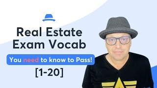 2024 Real Estate Exam Vocab You MUST Know | Words 1-20